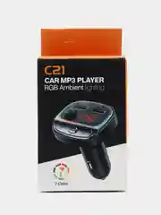 Хром автомобильный FM трансмиттер/Bluetooth/зарядное устройство/MP3FM-трансмиттер Bluetooth 5.0