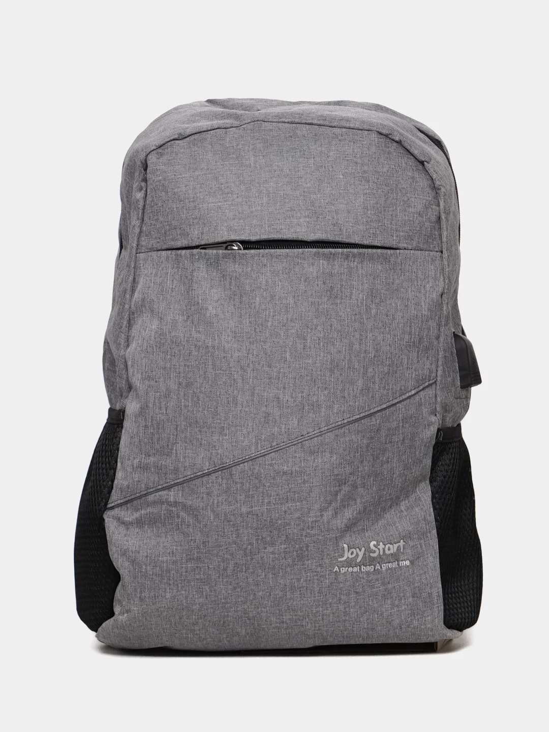 Серый trendd / Рюкзак универсальный 3в1 Unisex Slim мужской/женский с выходом USB