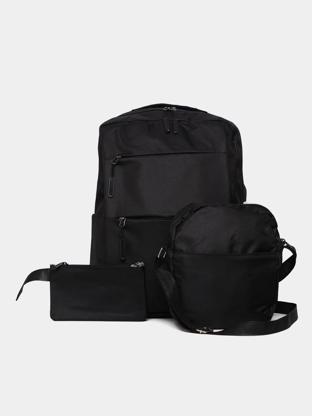 Черный trendd / Рюкзак универсальный 3в1 Unisex Smart мужской/женский с выходом USB