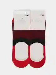 Красный подследники мужские DANNI invisible, 2 пары