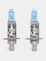 Лампа Xenite галоген H1, H3, H4, H7, H11, 12V Super White 4000K, комплект 2шт