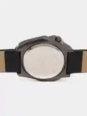 Серебряный часы мужские Дизель, с кожаным ремешком