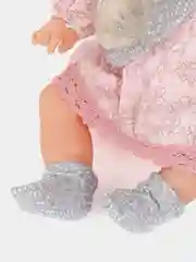 Розовый кукла пупс 45 см
