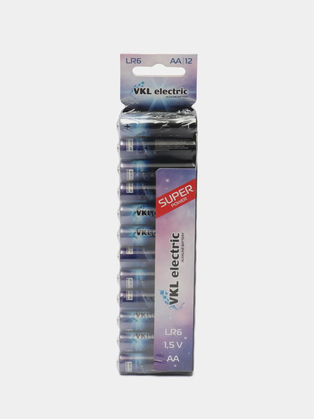 Батарейки АА VKL electric Alkaline 12 штук