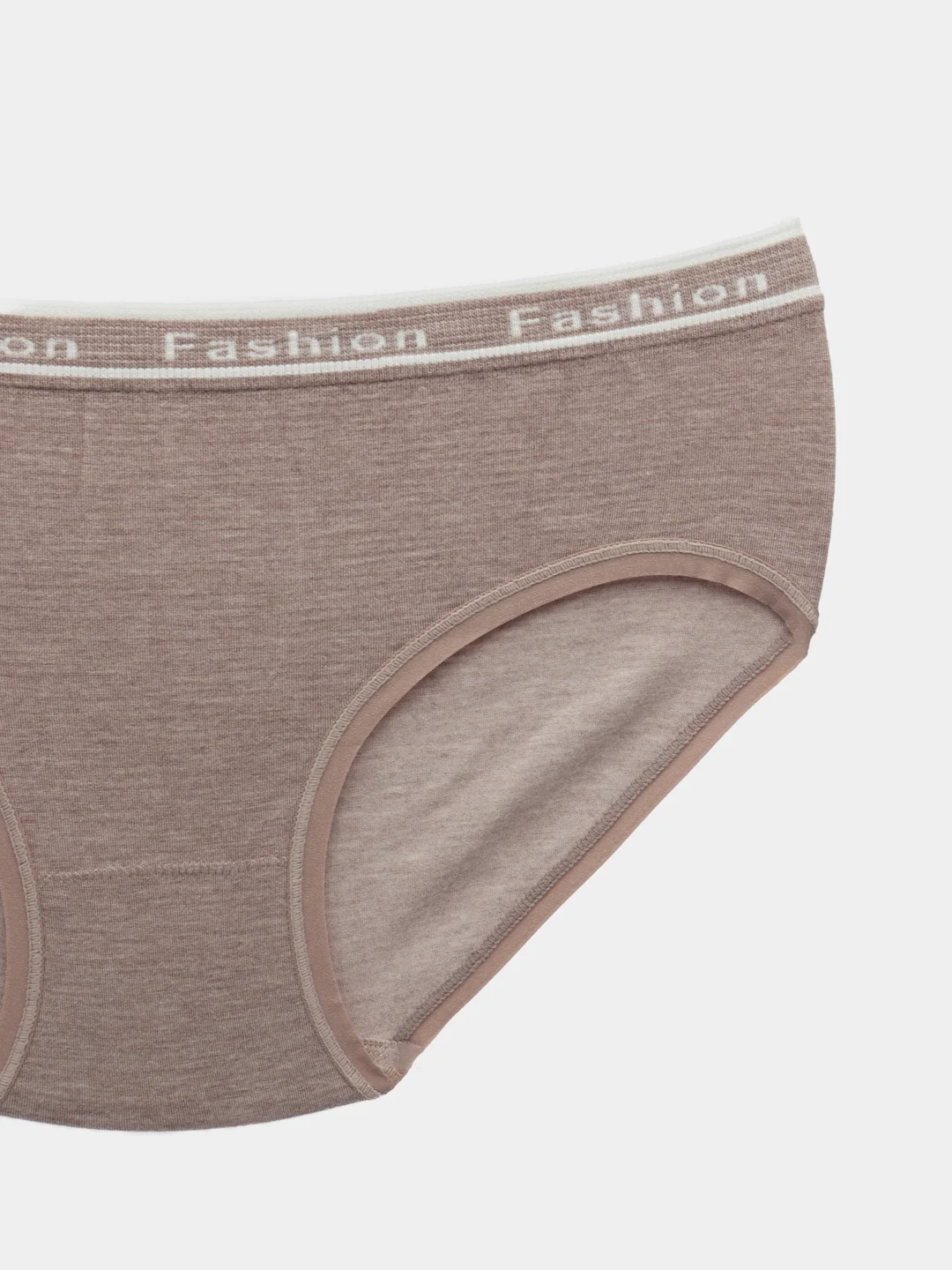 Шоколадный трусы FASHION, бесшовные, one size 42-48