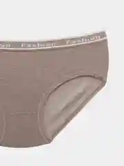 Шоколадный трусы FASHION, бесшовные, one size 42-48