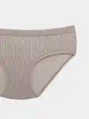 Шоколадный трусы в клетку бесшовные, one size 42-48
