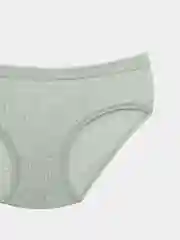 Зеленый трусы в клетку бесшовные, one size 42-48