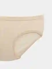 Бежевый трусы в клетку бесшовные, one size 42-48