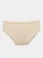 Бежевый трусы в клетку бесшовные, one size 42-48