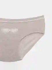 Сиреневый трусы с сердечком, бесшовные, one size 42-48