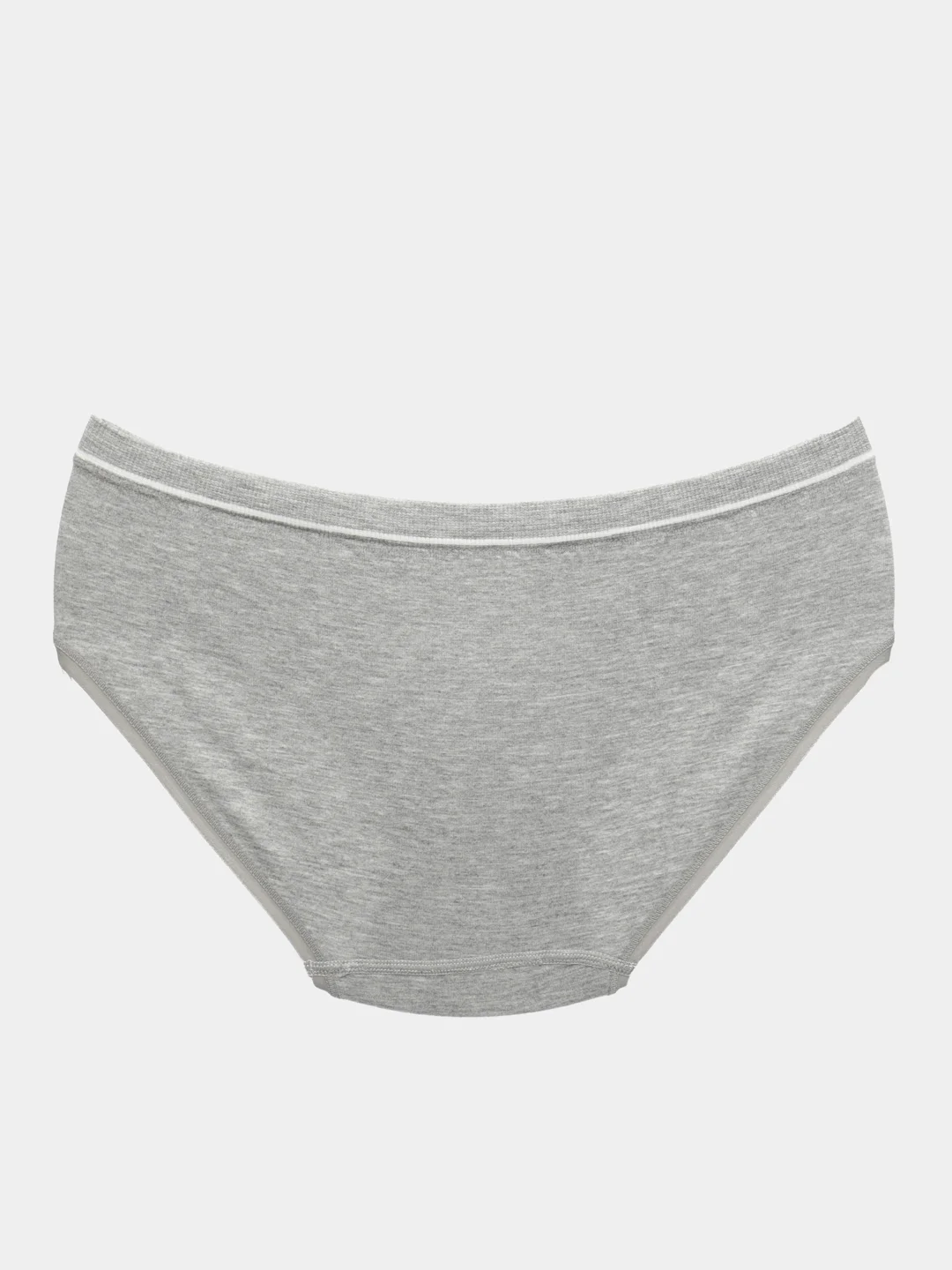 Серый трусы с сердечком, бесшовные, one size 42-48