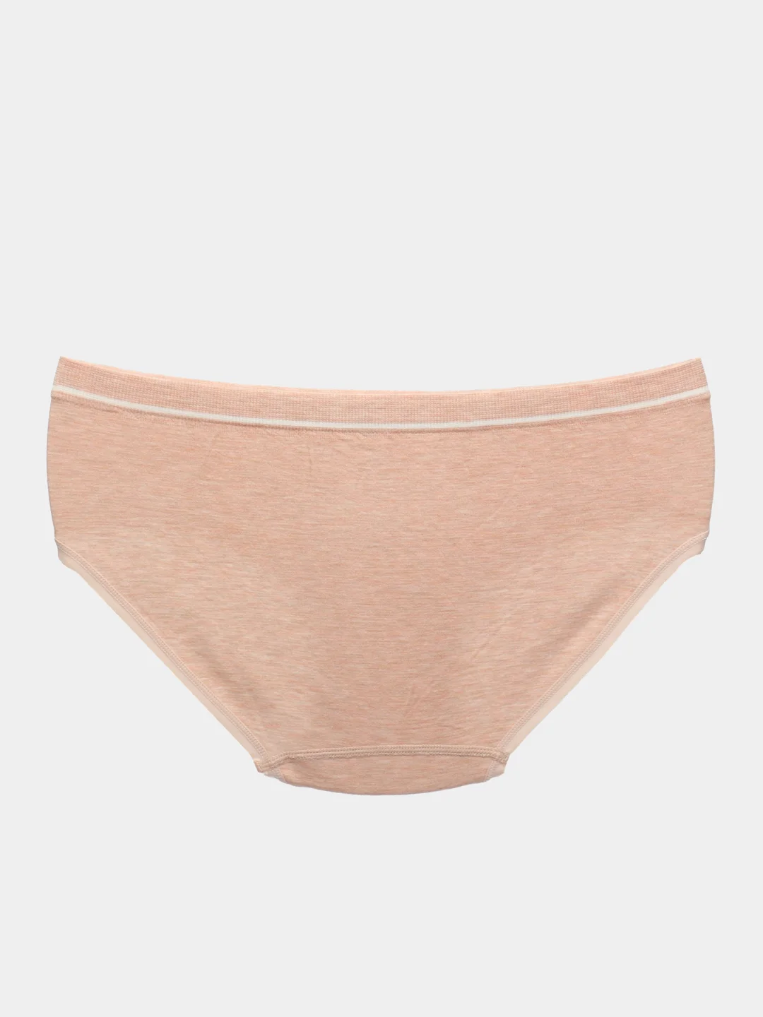 Розовый трусы с сердечком, бесшовные, one size 42-48