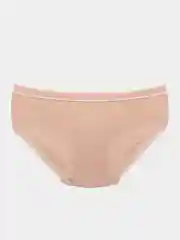 Розовый трусы с сердечком, бесшовные, one size 42-48