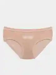 Розовый трусы с сердечком, бесшовные, one size 42-48