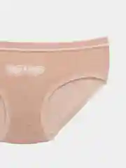 Розовый трусы с сердечком, бесшовные, one size 42-48