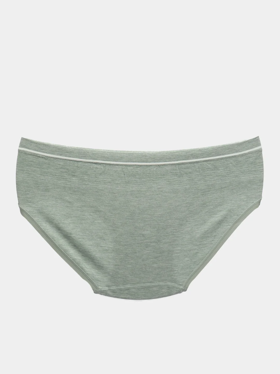 Зеленый трусы с сердечком, бесшовные, one size 42-48