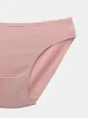 Розовый трусы женские, хлопковые, с сеткой