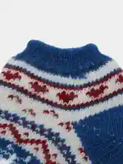 Синий следки (подследники) шерстяные