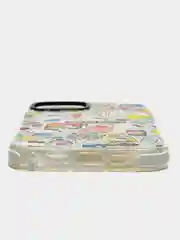 Бирюзовый чехол на iPhone 7 / 8 Plus / X / XS / XR / 11 / 12 / 13 / 14 Pro Max / 15 Pro, айфон про макс, прозрачный