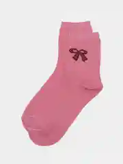 Розовый носки женские хлопок