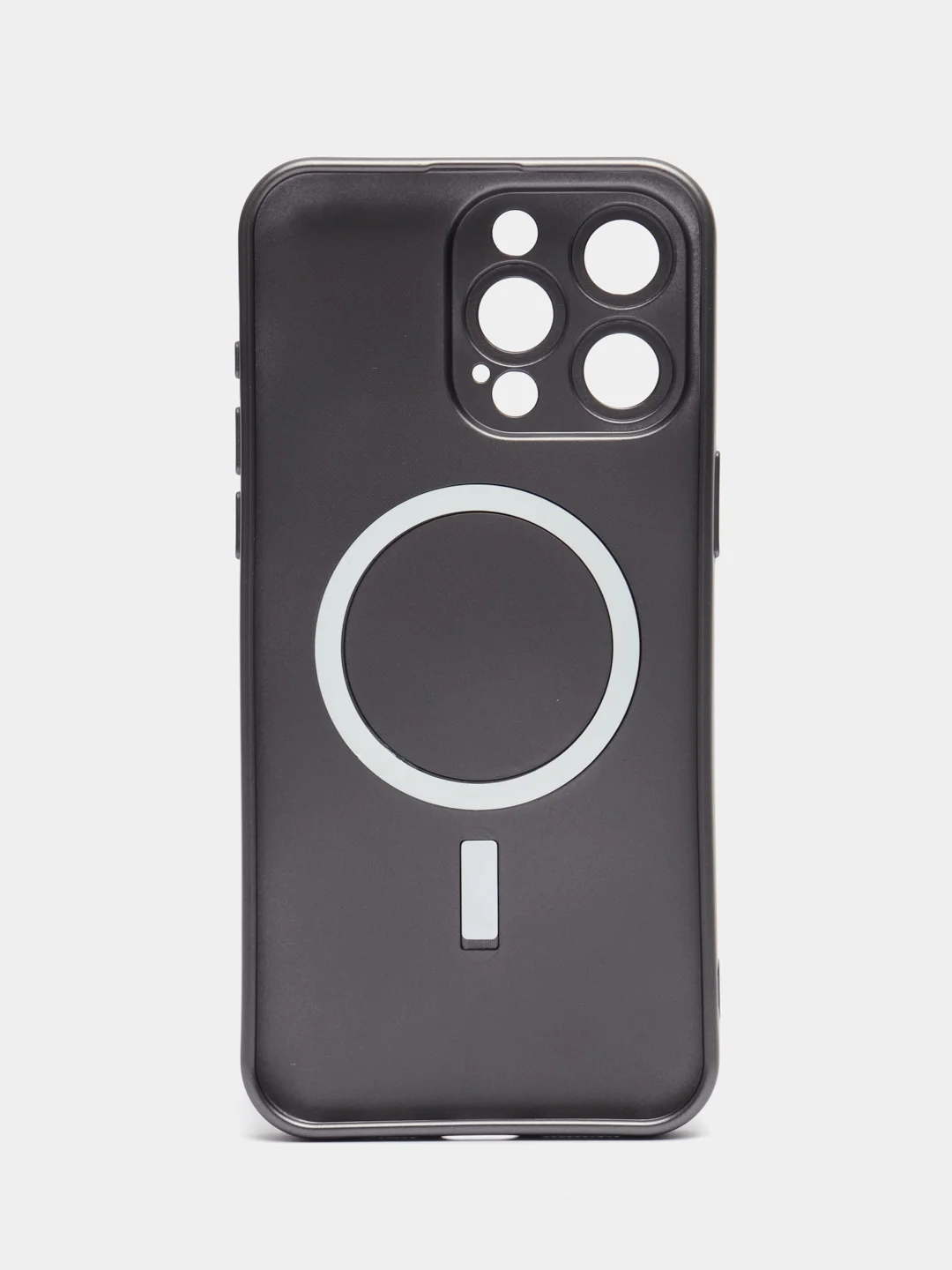 Серый чехол MagSafe iPhone 16/15/14/13/12/11/Pro/Max/Plus/Mini/X/Xr/Xs магсейф