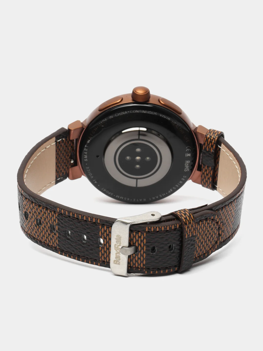 Умные часы BandRate Smart BRSDV05BRBR с мониторингом сна, будильником, пульсометром