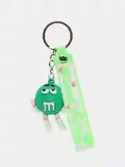 Зеленый брелок для ключе "M&Ms"
