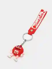 Красный брелок для ключе "M&Ms"