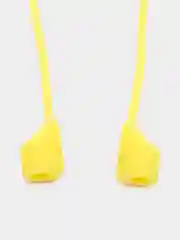 Желтый держатель для наушников Airpods 1/2/3/Pro/Pro2/TWS, шнурок, силиконовый