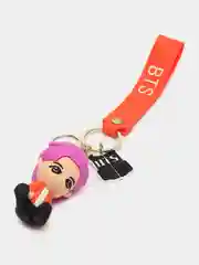 Аметистовый брелоки K-POP BTS для ключей и сумки, Брелок Кпоп группы БТС, Tiny Tan фигурки, К- Поп