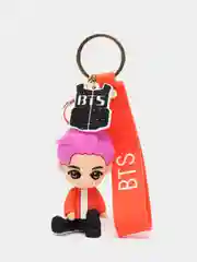 Аметистовый брелоки K-POP BTS для ключей и сумки, Брелок Кпоп группы БТС, Tiny Tan фигурки, К- Поп