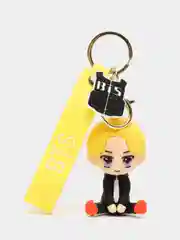 Желтый брелоки K-POP BTS для ключей и сумки, Брелок Кпоп группы БТС, Tiny Tan фигурки, К- Поп