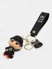 Черный брелоки K-POP BTS для ключей и сумки, Брелок Кпоп группы БТС, Tiny Tan фигурки, К- Поп