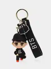 Черный брелоки K-POP BTS для ключей и сумки, Брелок Кпоп группы БТС, Tiny Tan фигурки, К- Поп
