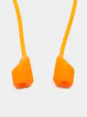 Оранжевый держатель для наушников Airpods 1/2/3/Pro/Pro2/TWS, шнурок, силиконовый