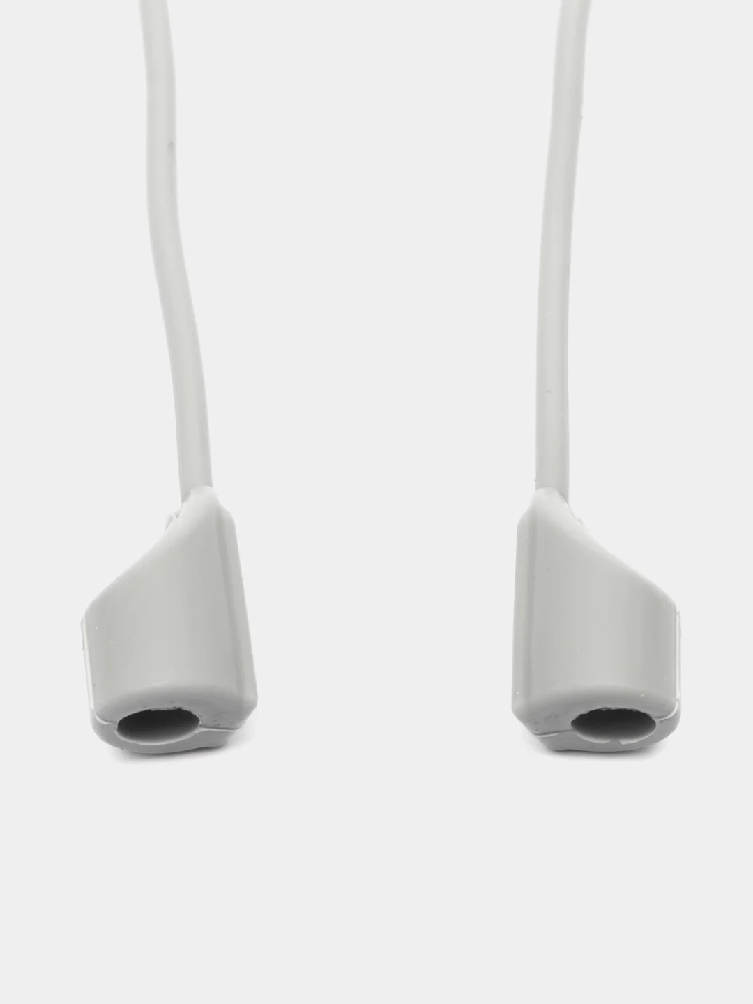 Серый держатель для наушников Airpods 1/2/3/Pro/Pro2/TWS, шнурок, силиконовый