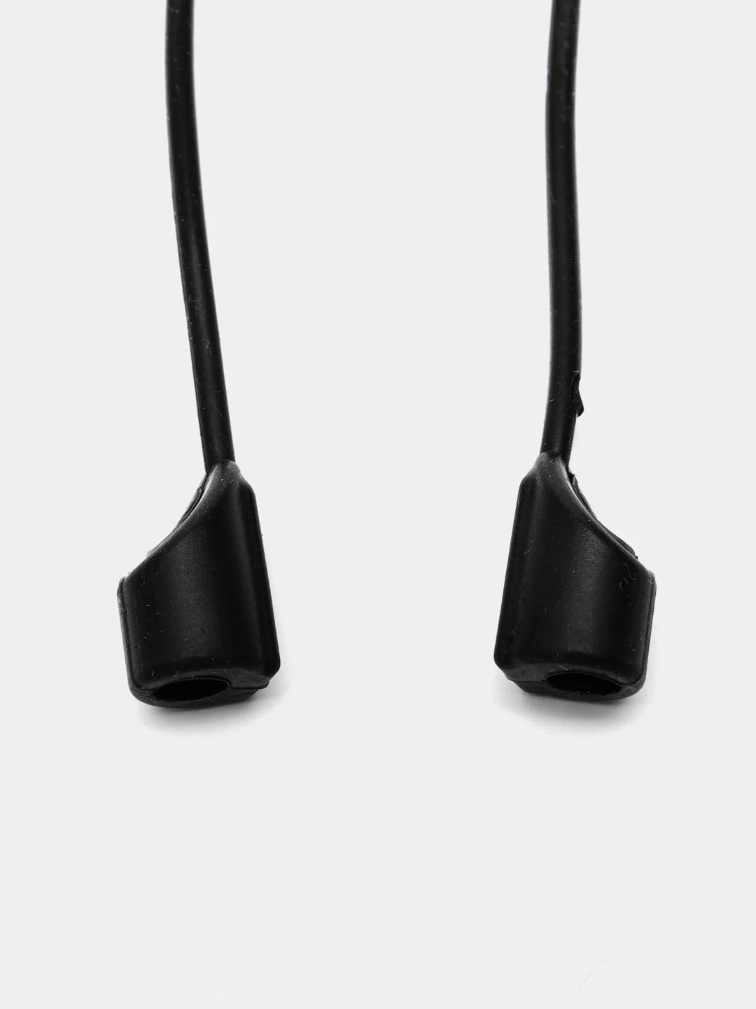 Черный держатель для наушников Airpods 1/2/3/Pro/Pro2/TWS, шнурок, силиконовый