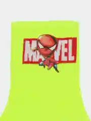 Желтый носки яркие люминесцентные, Marvel, светящиеся герои в темноте