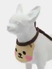 Бежевый нагрудник для собак и кошек, слюнявчик