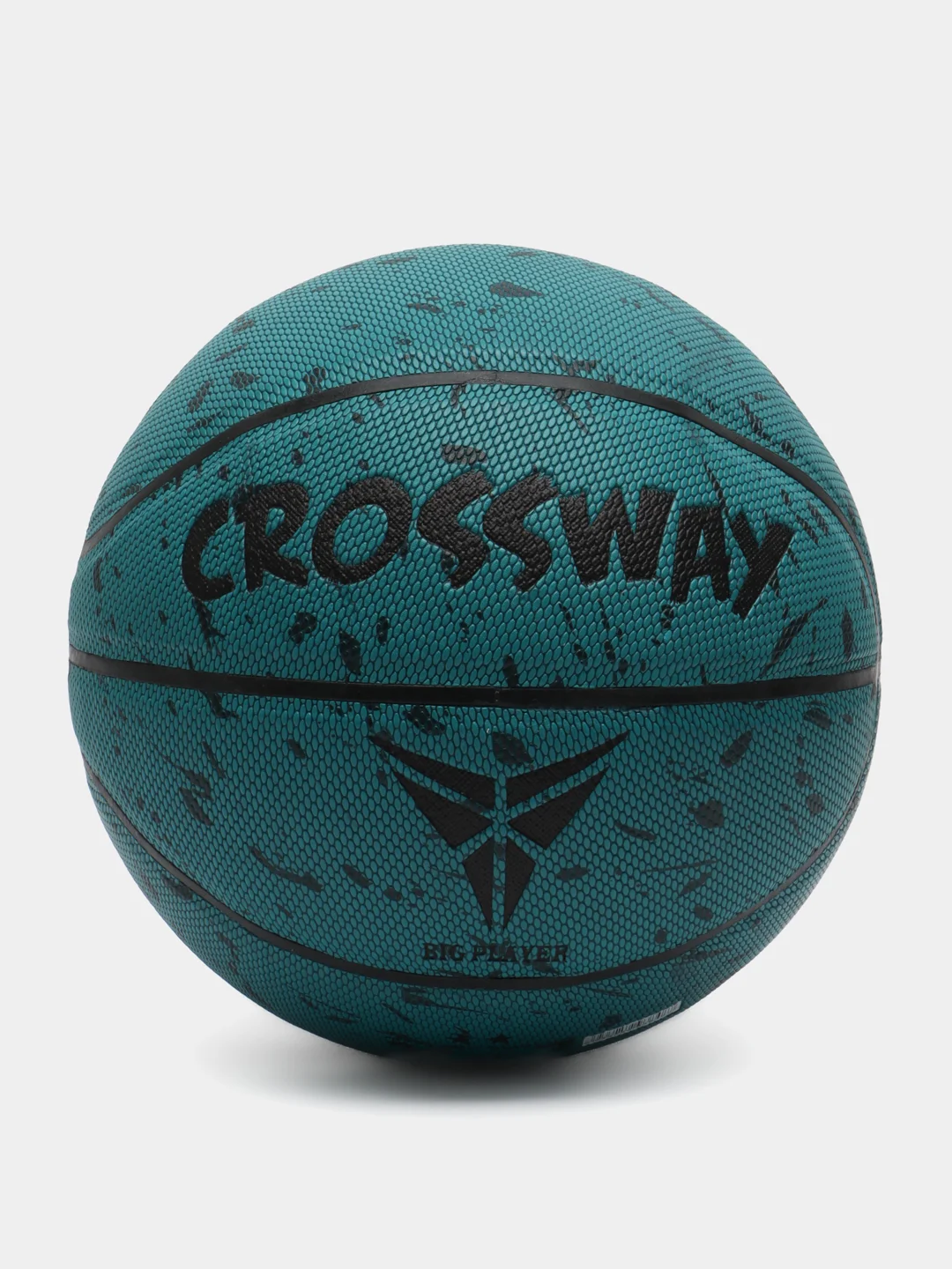 Тёмно-бирюзовый мяч баскетбольный Crossway №7