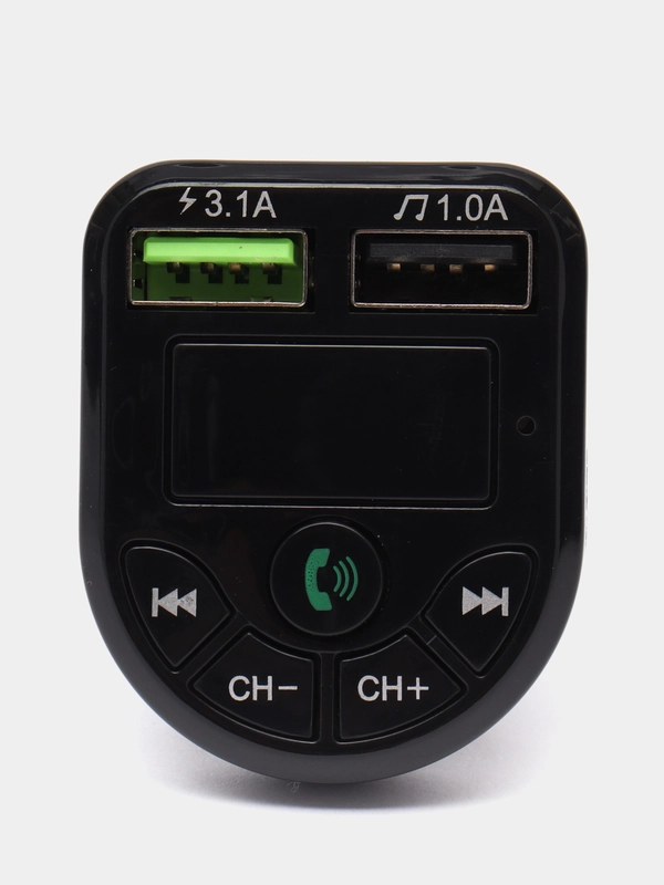 FM-модулятор трансмиттер с функцией зарядки, Bluetooth, 2 x USB