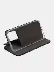 Синий меланж чехол-книжка Xiaomi Redmi 10C / Poco C40, Сяоми Редми 10С / Поко С40