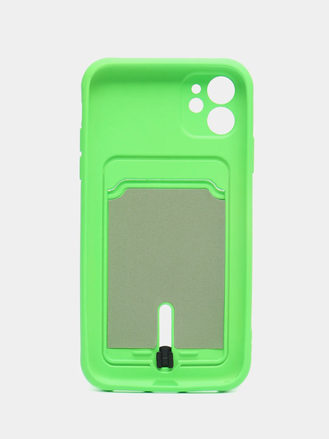 Мятный чехол силиконовый, с карманом для карты iPhone 11, 14, 12 Pro Max, 13 Pro Max, 14 Pro Max