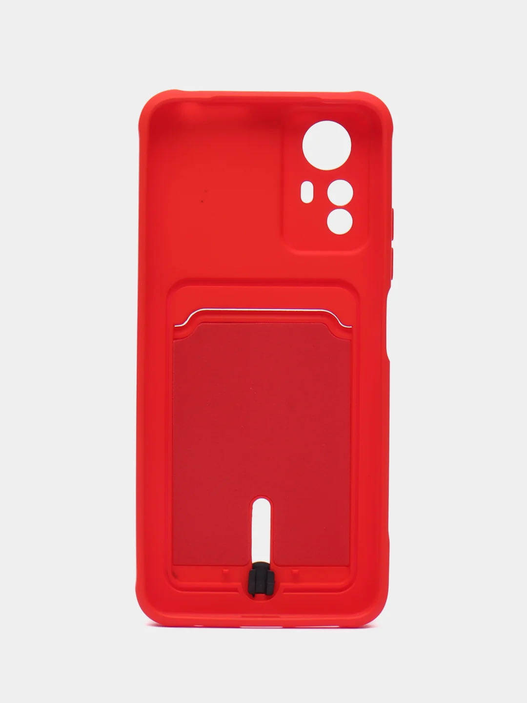 Желтый чехол силиконовый, с карманом для карты Xiaomi Redmi 12, Redmi Note 11 4G, Note 11S