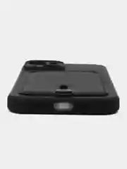 Угольный чехол силиконовый, с карманом для карты iPhone 11, 14, 12 Pro Max, 13 Pro Max, 14 Pro Max