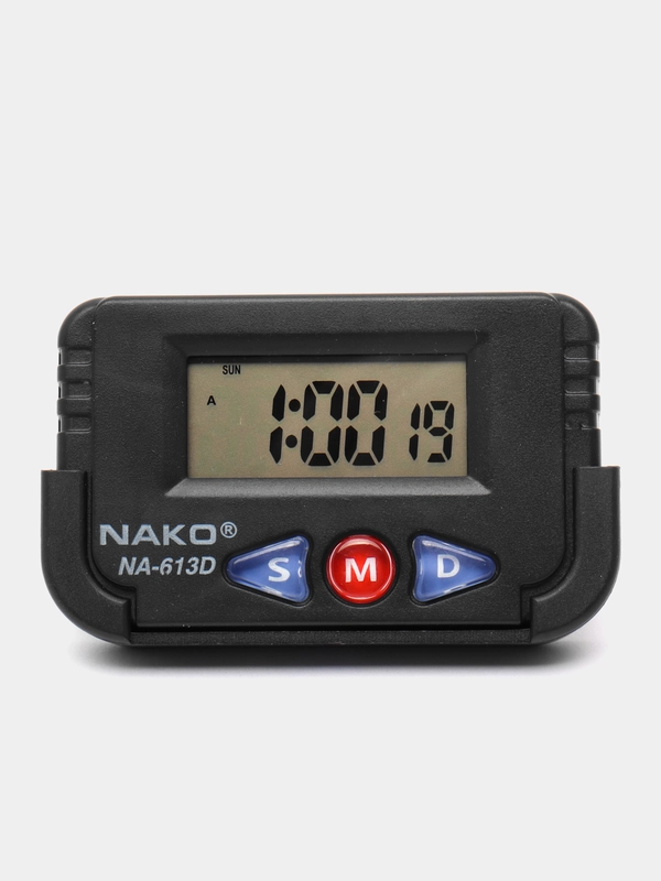 Электронные автомобильные часы на торпедо NAKO 613D / Часы в машину