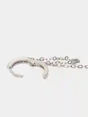 Длинные серьги с кристаллом / серьги-цепочки / вечерние серьги / cеребряные серьги