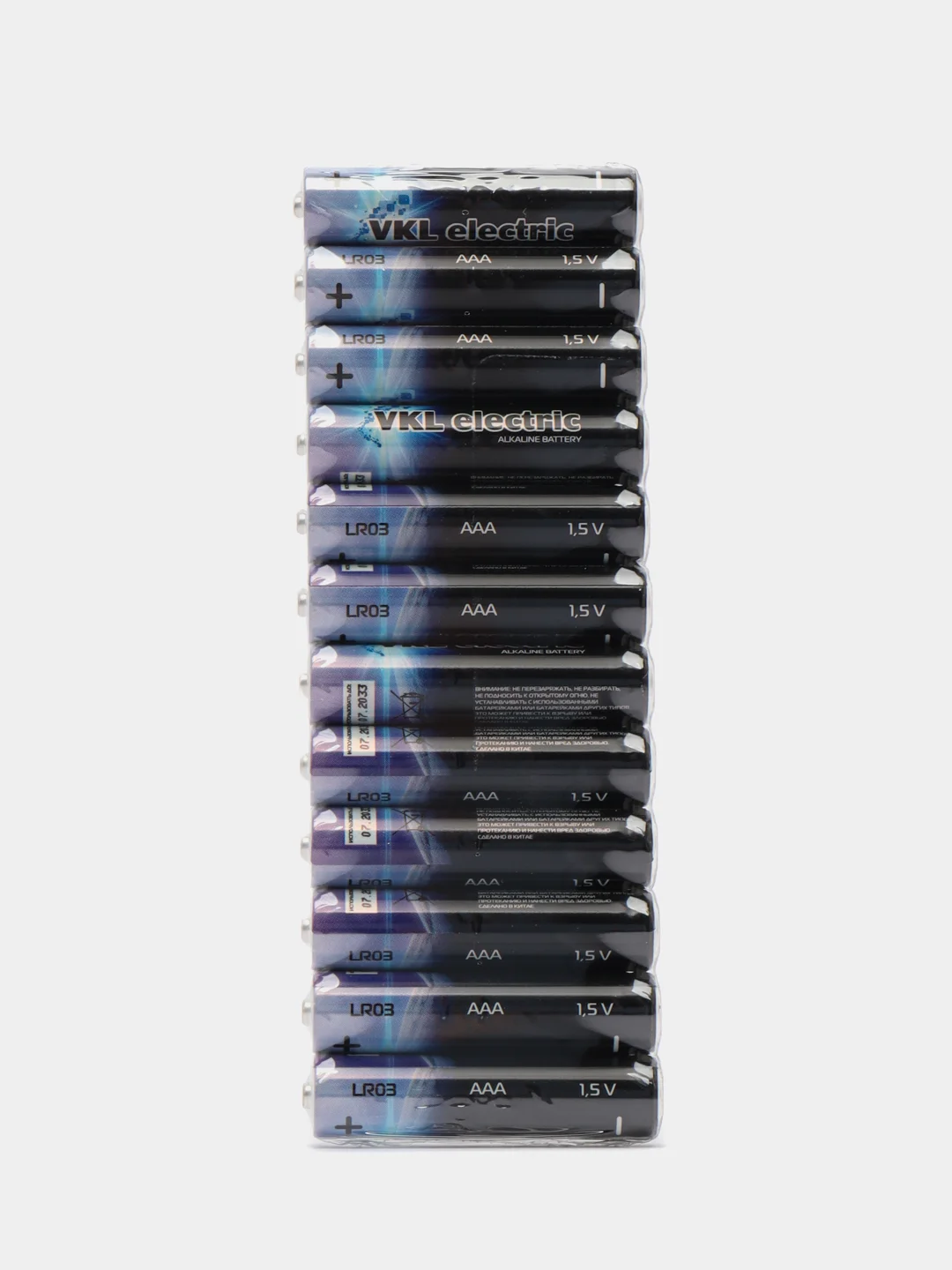 Батарейки ААА VKL electric Alkaline 12 штук