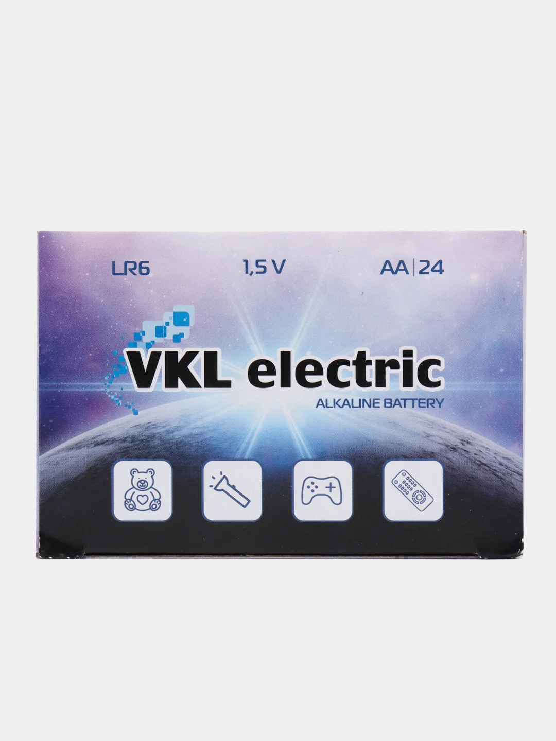 Батарейки АА VKL electric Alkaline, 24 штуки